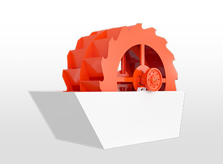 Wheel sand washing machine