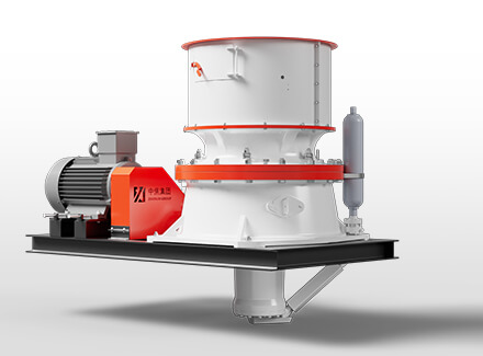 Single cylinder cone crusher