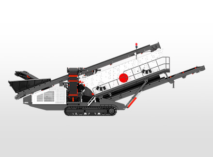 Crawler mobile screening station 