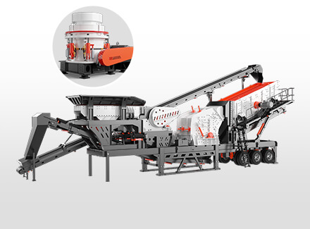 Four-combination mobile crushing station