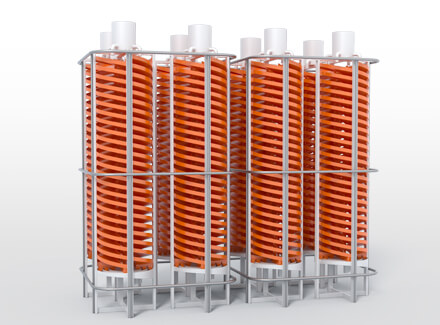 Spiral chute