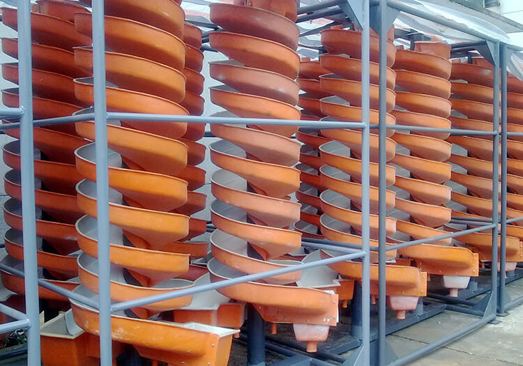 Spiral chute