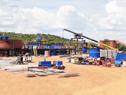 Copper and Cobalt Ore Beneficiation Production Line Site in Central African Congo (DRC)