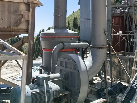 South African kaolin Raymond mill case